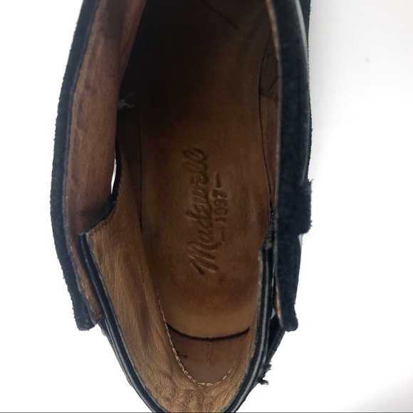Madewell | Black Charley Collard Stud Ankle Bootie - Picture 5 of 7
